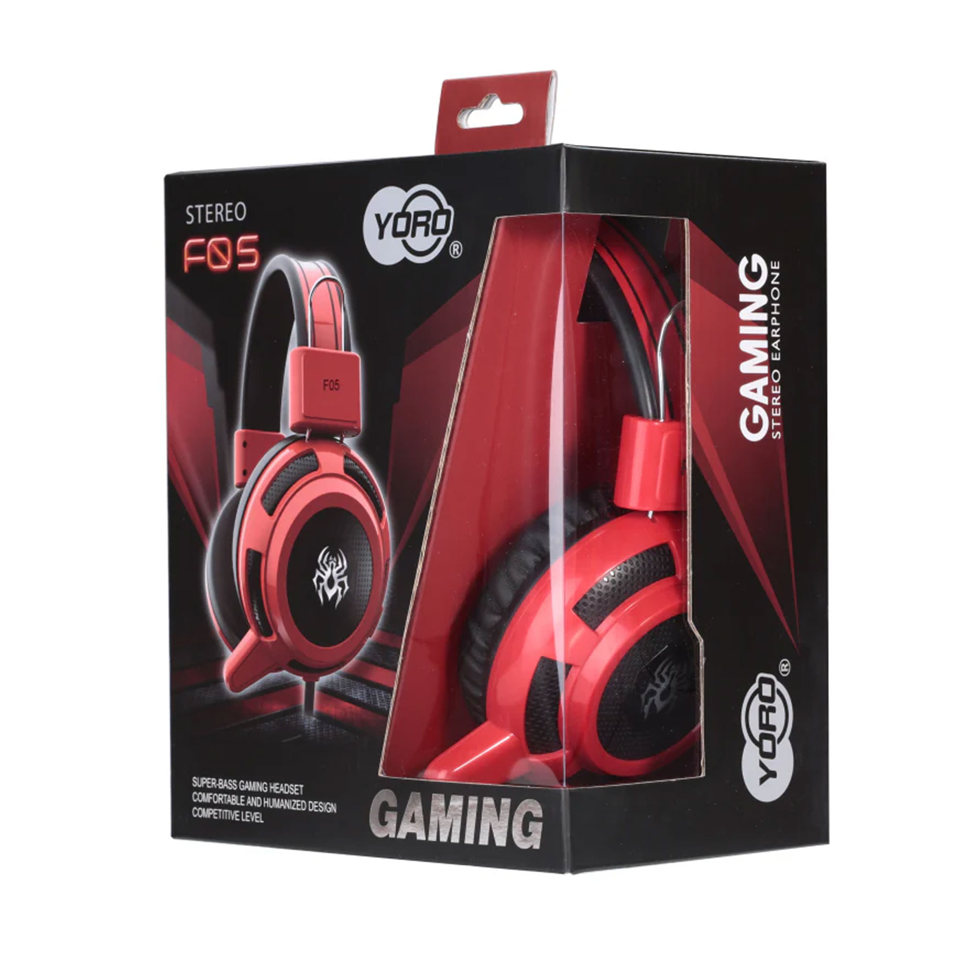 Kufje për Gaming  (Kuqe, Kaltër) - YORO F05