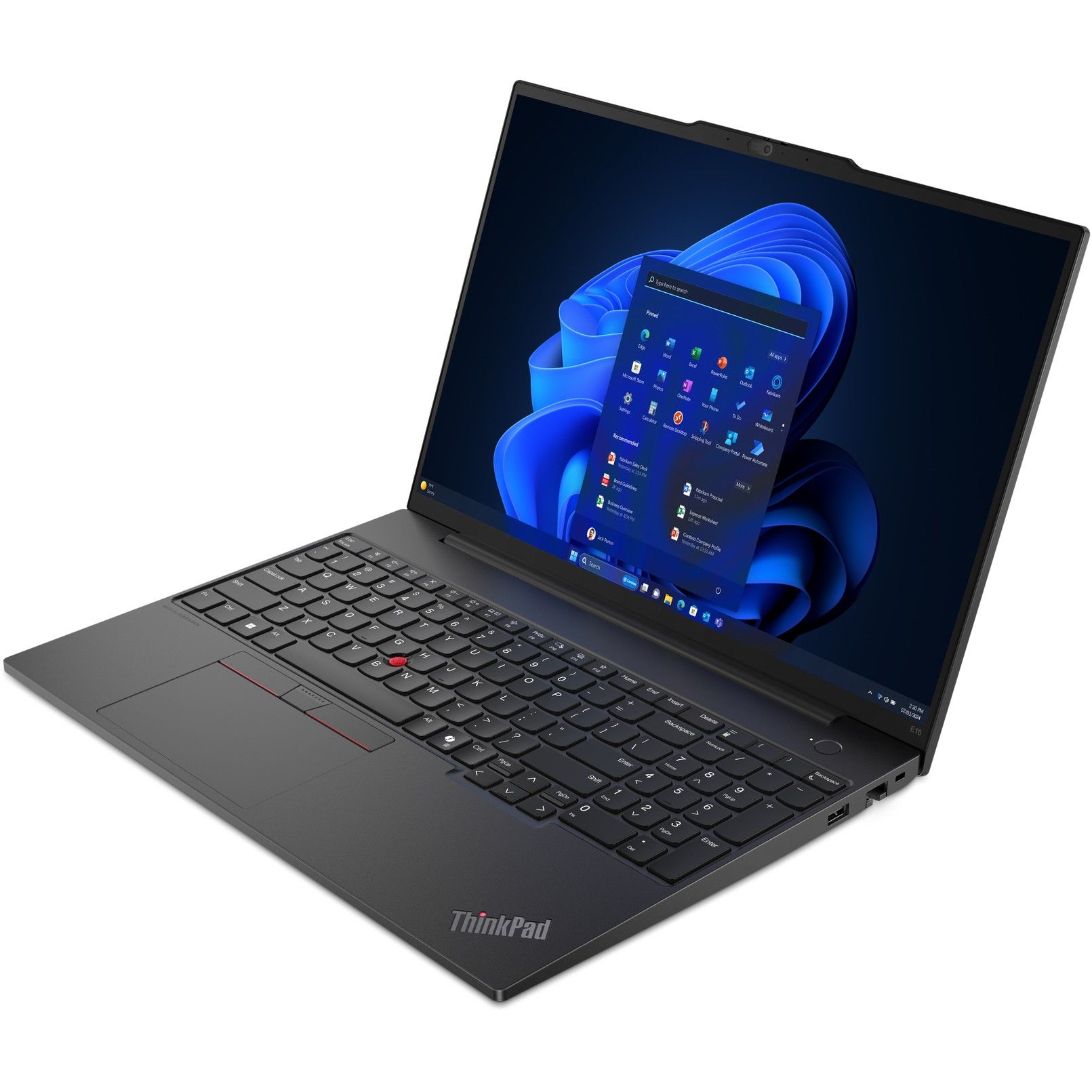 Laptop Lenovo ThinkPad E16 G2 / Core Ultra 5 125U / 8GB / 256GB / 16 inch WUXGA / Intel Graphics / e zezë