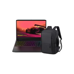 Laptop Gaming Lenovo IdeaPad 3 15ACH6 / Ryzen 5-5500H / 16GB / 512GB / 15.6 Inch Full HD / GeForce RTX 2050 / I zi + Çantë për Laptop Okade S63 / B53-60 / 15.6 Inch / Polyester / Water-Repellent / E zezë