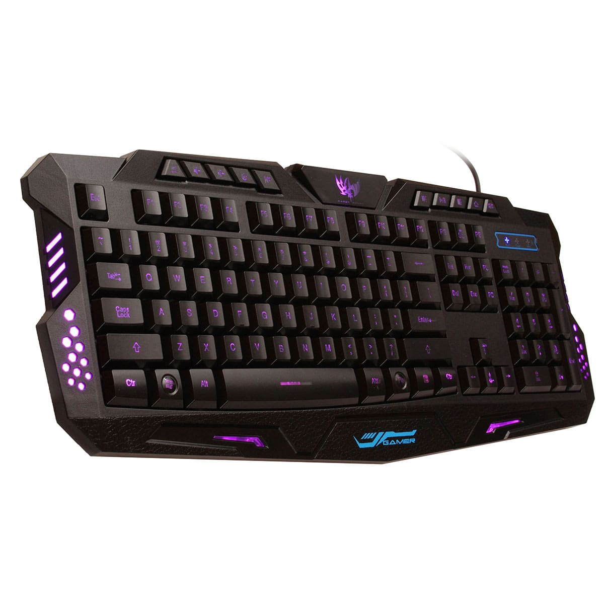 Tastierë Gaming M200 / Me kabëll / RGB / E zezë