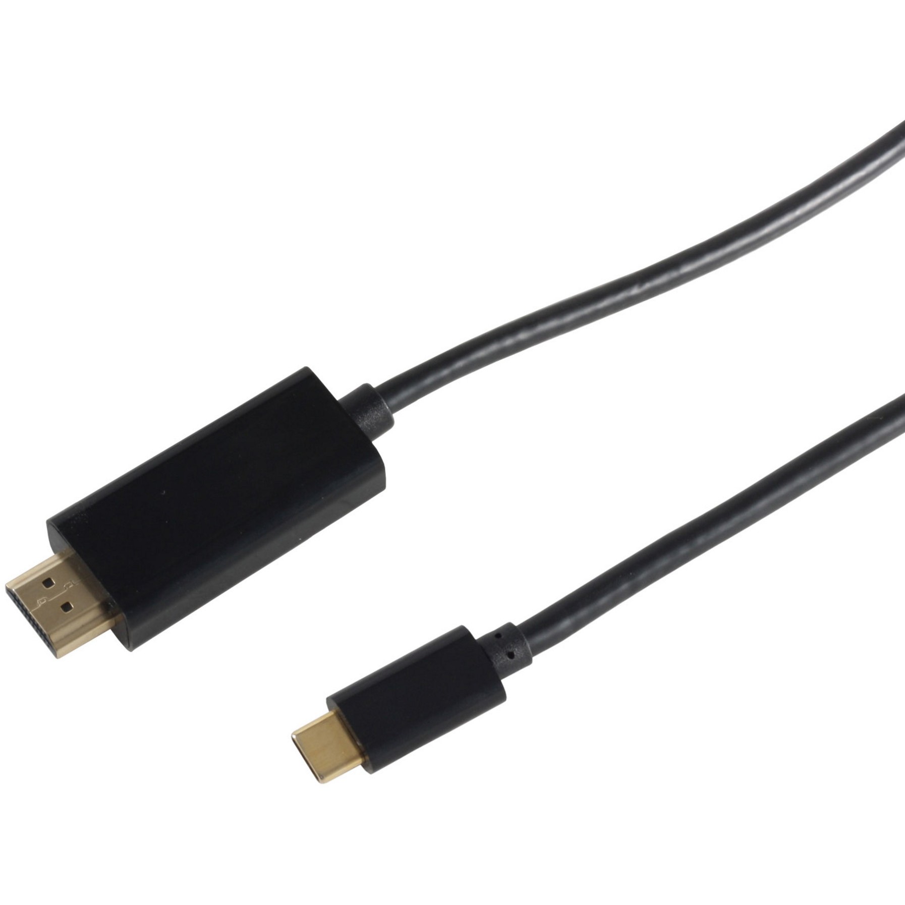 Kabllo HDMI / USB-C / 1m / 4K / 30Hz / e zezë