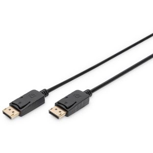 Kabllo Digitus DisplayPort 1.2 (ST-ST) 3m, 4K, e zezë
