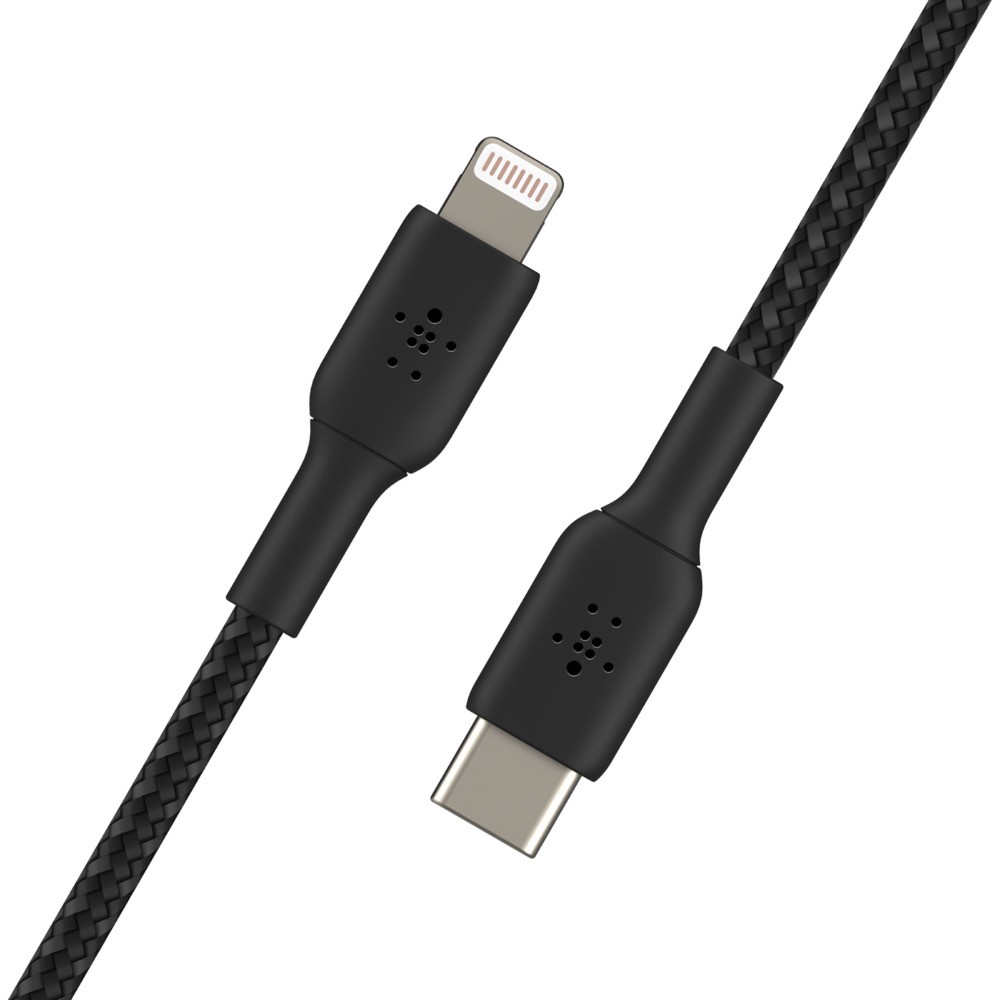 Kabllo Belkin Lightning/USB-C 2m, e zezë
