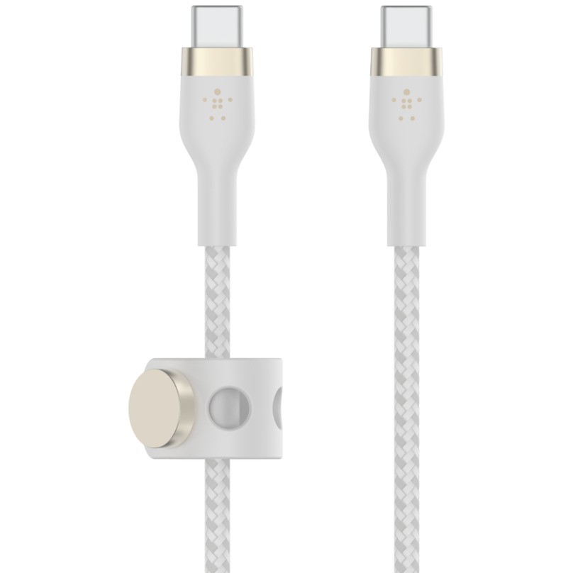 Kabllo Belkin PRO Flex USB-C/USB-C deri 60W,  2m, e bardhë