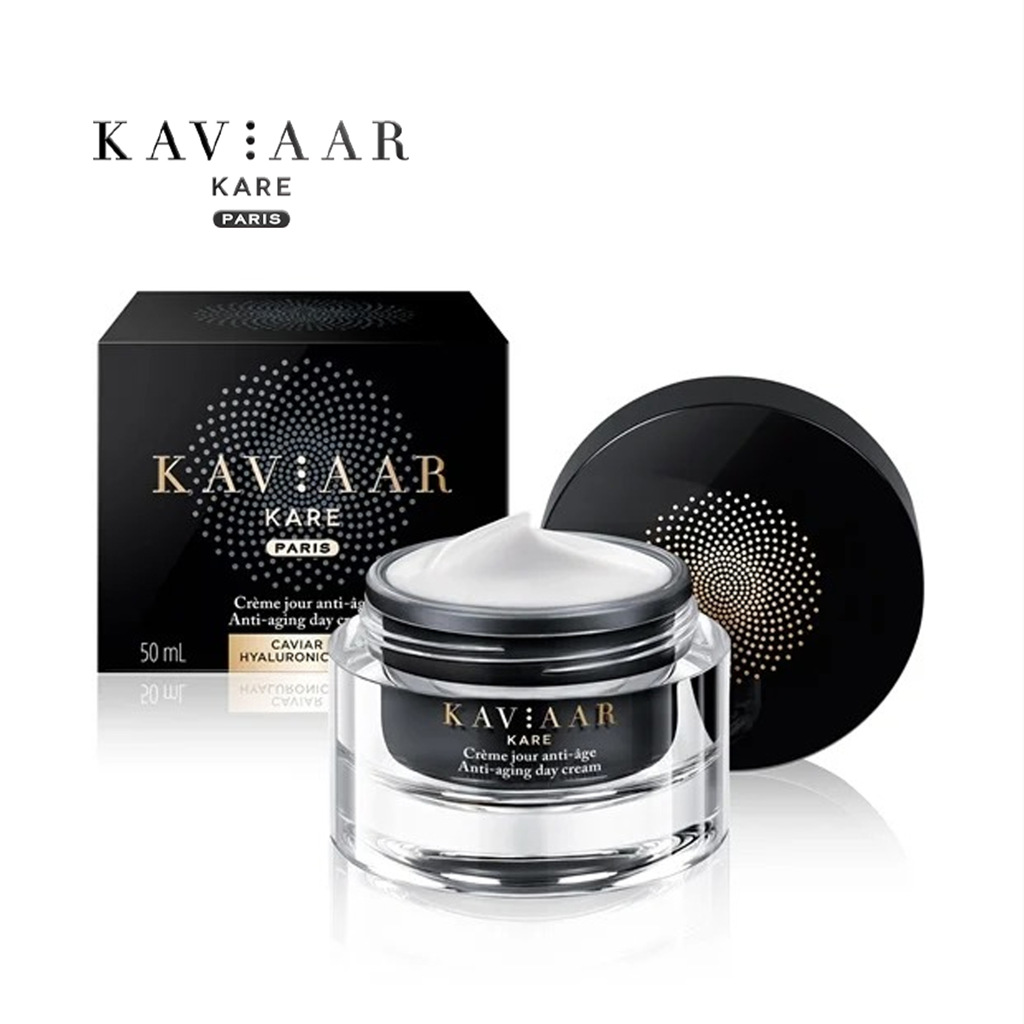 FACE CREAM - KAVIAAR KARE - Kremi Ditor Kundër Plakjes – Kaviar + Acid Hialuronik