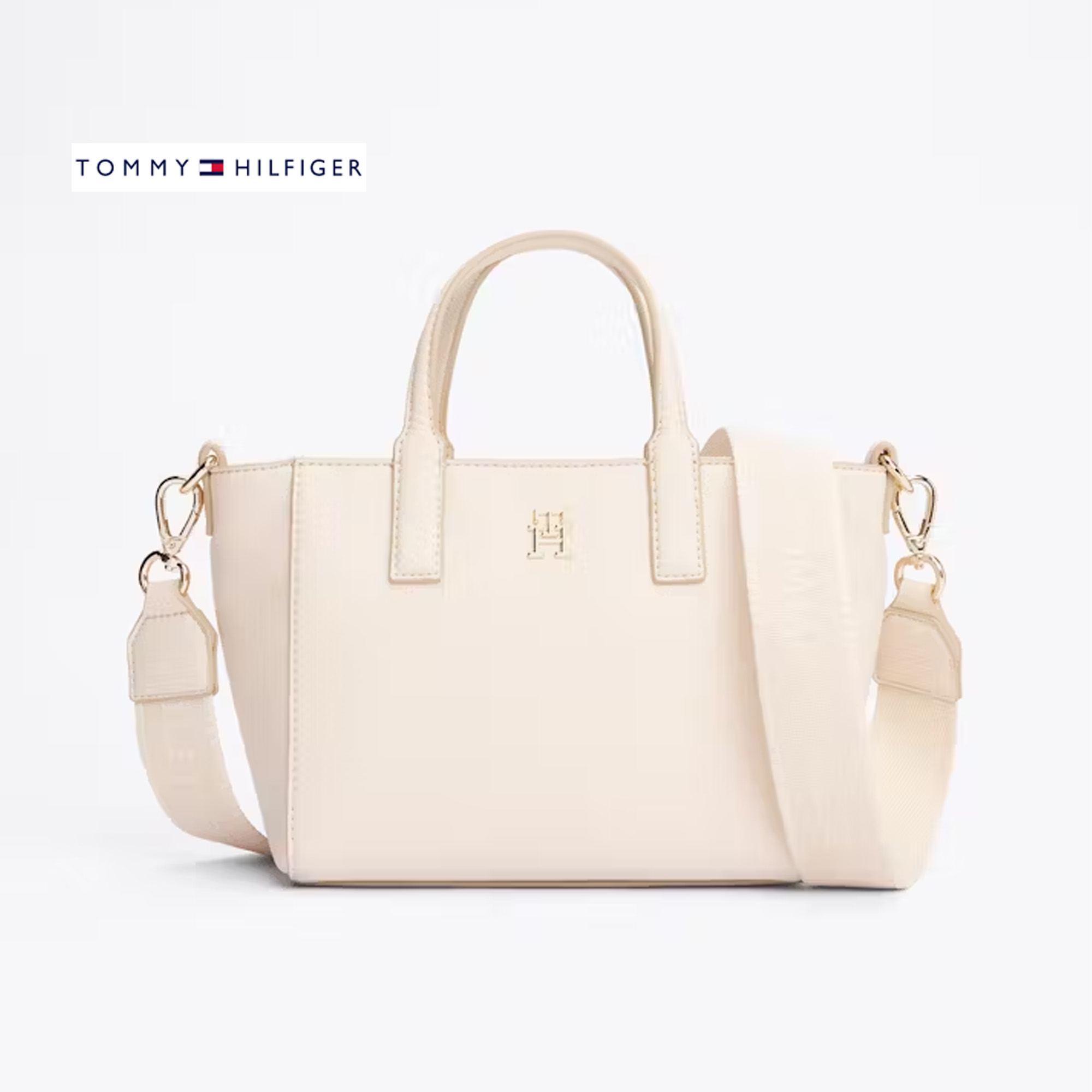 Çantë - TOMMY HILFIGER - Soft Logo Strap Tote
