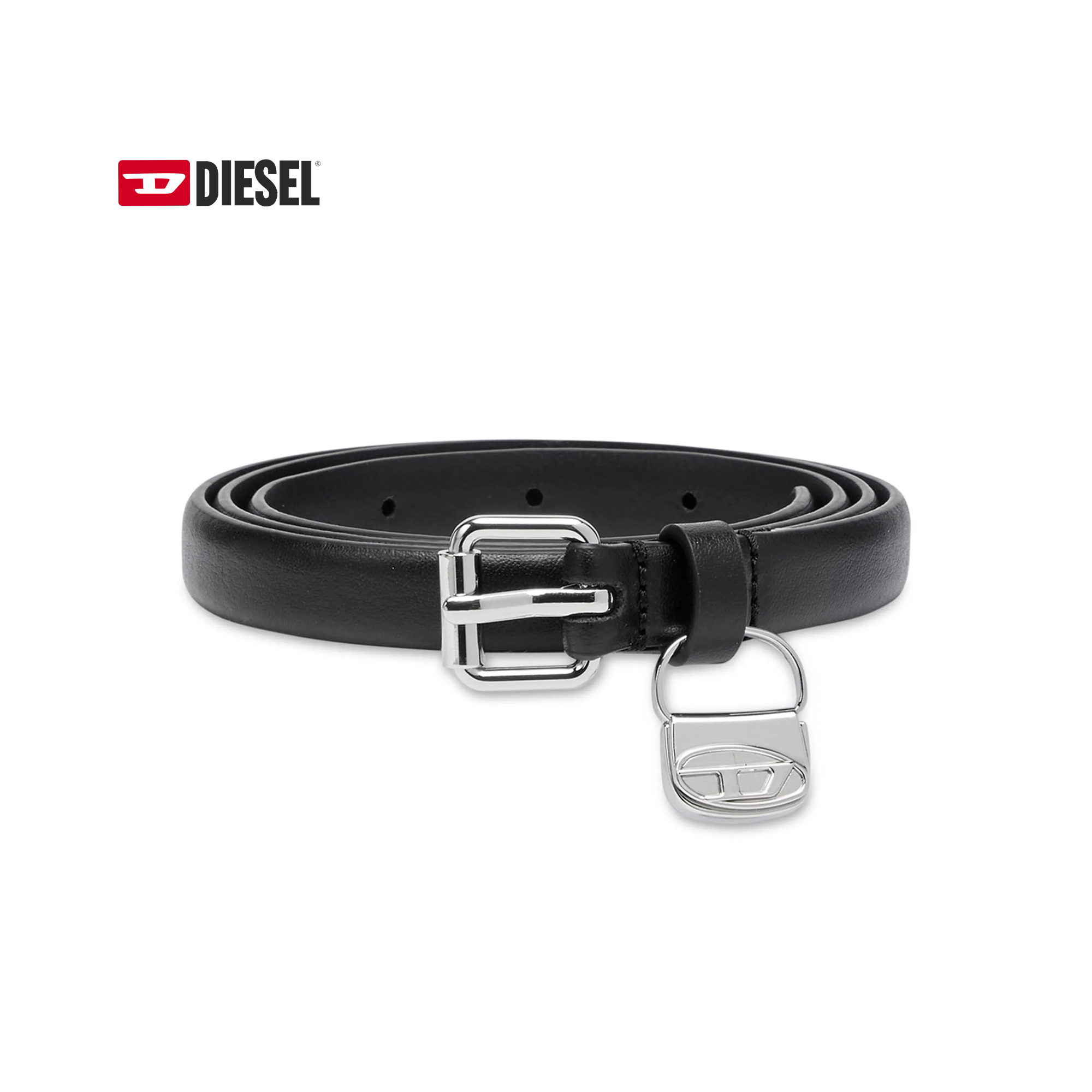 Rrip - DIESEL B-Charm leather belt | I ZI / PINK