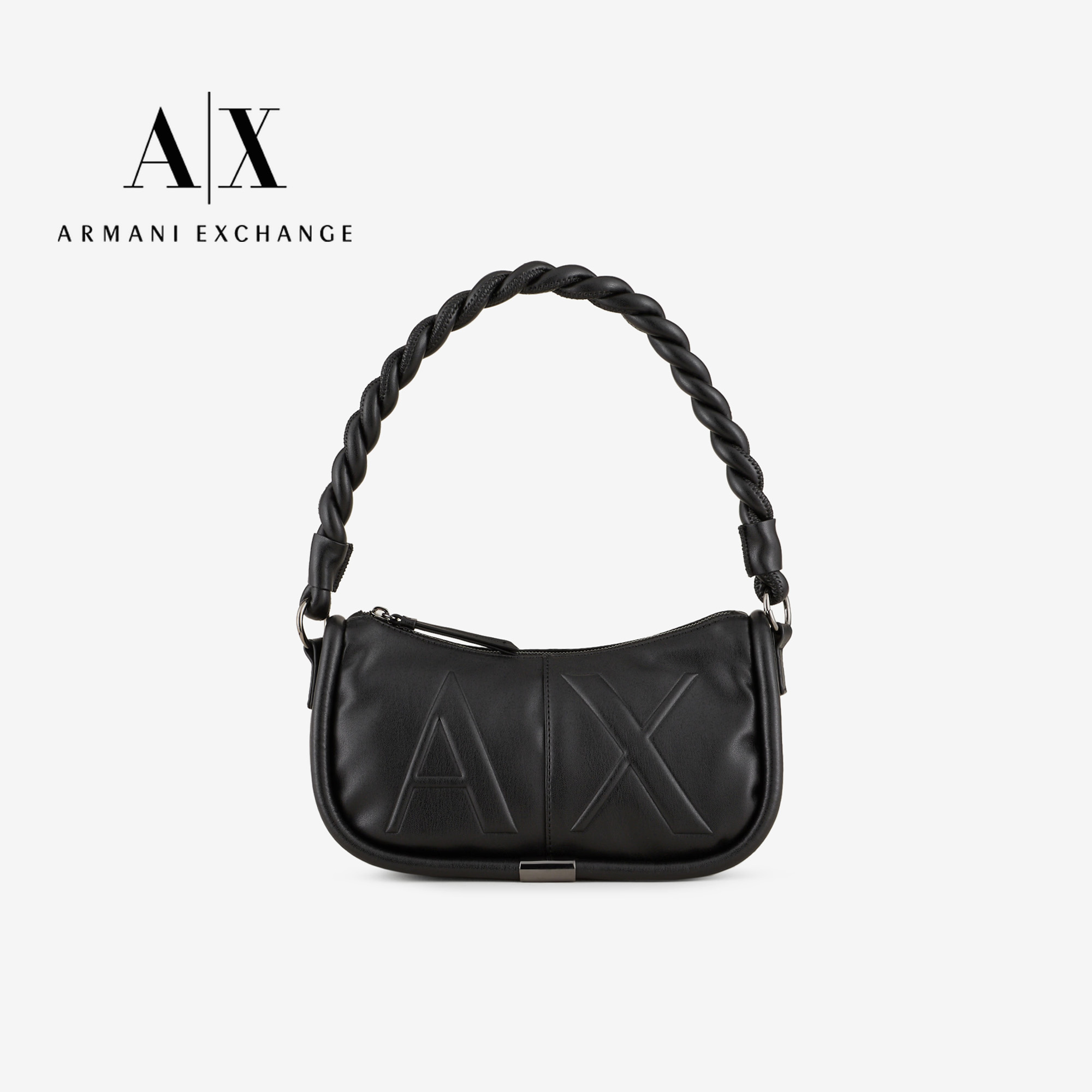 Çantë - ARMANI EXCHANGE - Soft Hobo Bag With Dual Handles